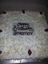 White Forest Cake: To Celebrate Governor Kidero's Birthday